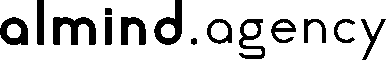 logo Almind agency noir