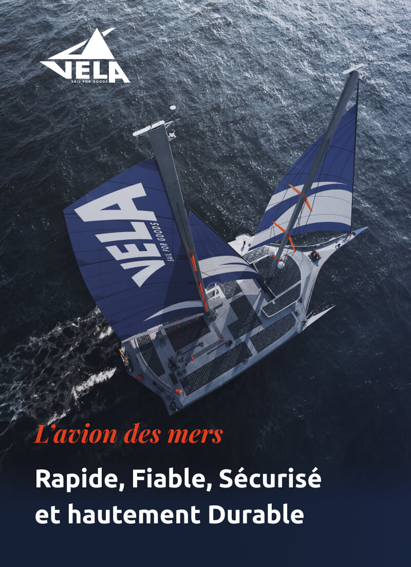 VELA design ALMIND bateau l'avion des mers décarboné