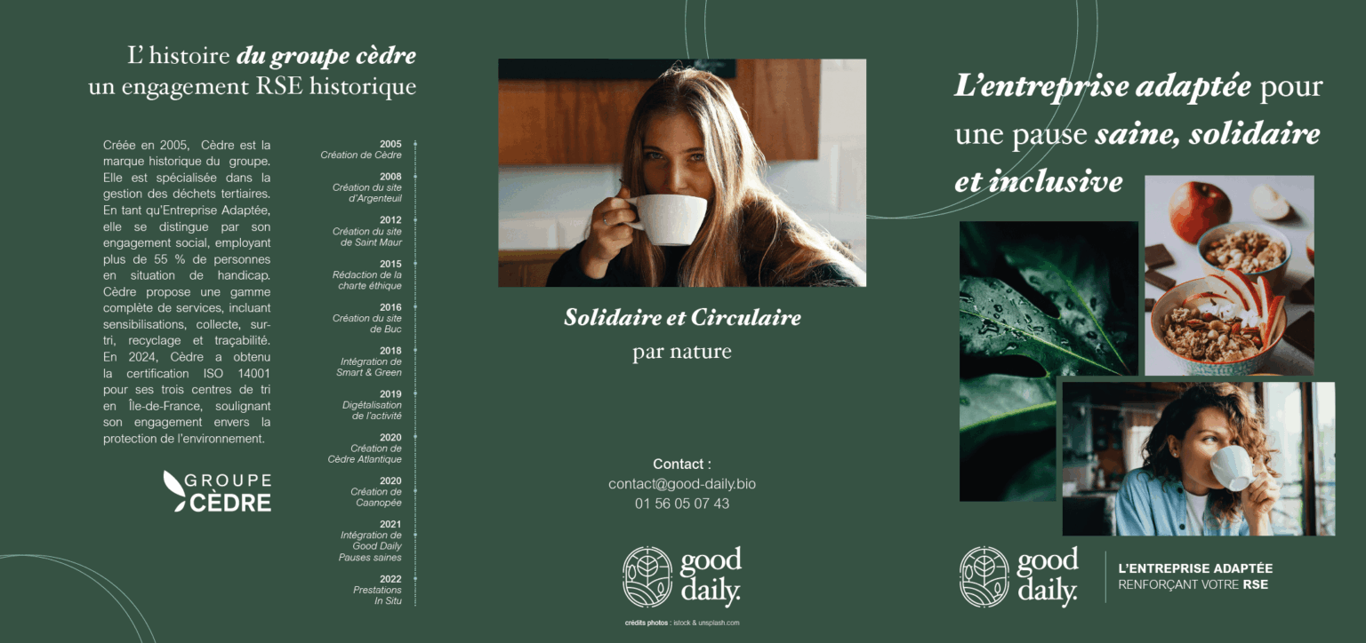Communication Goodaily - trade marketing flyer