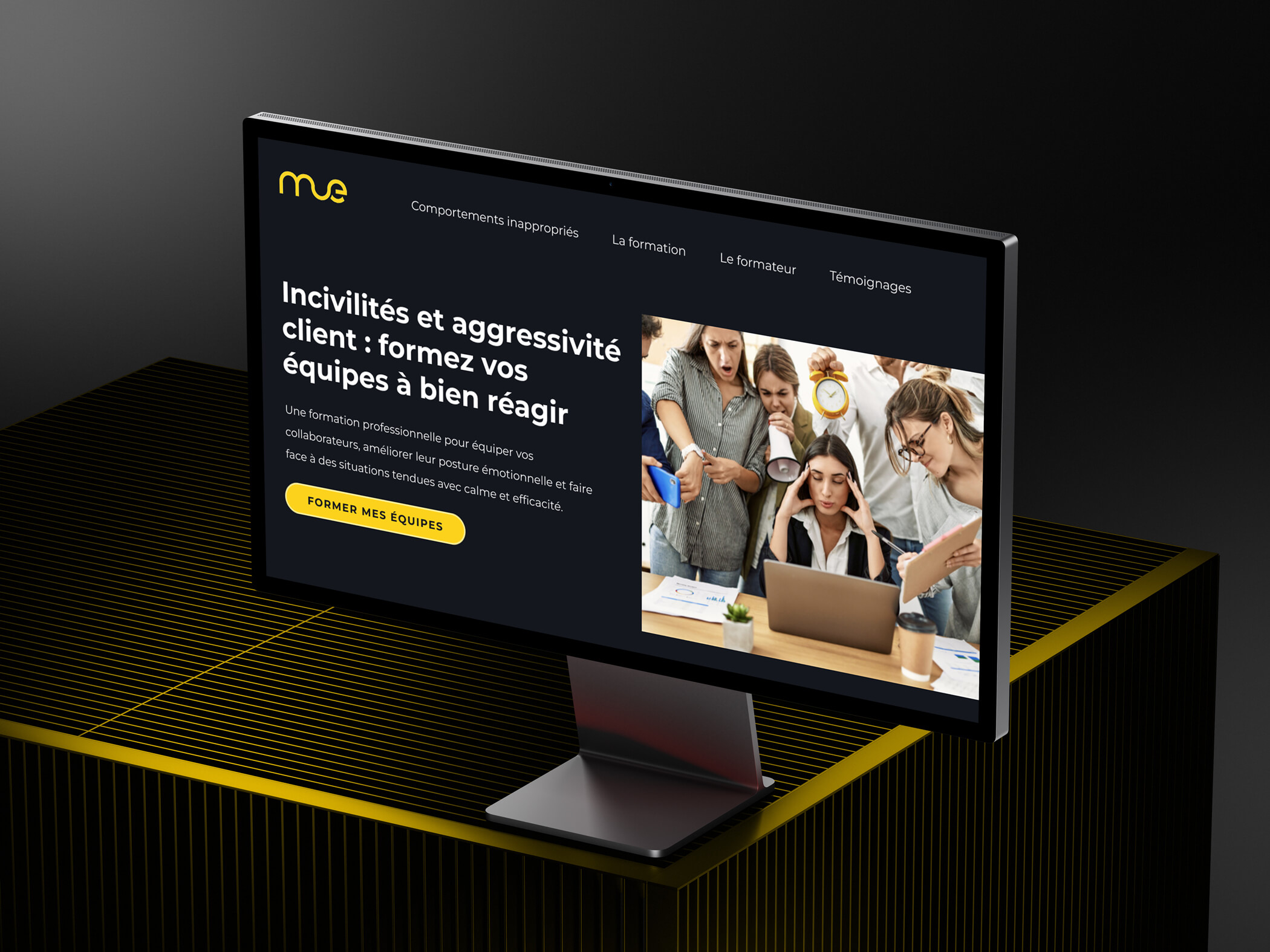 Landing page d'acquistion Moortgat Energie du groupe Cèdre